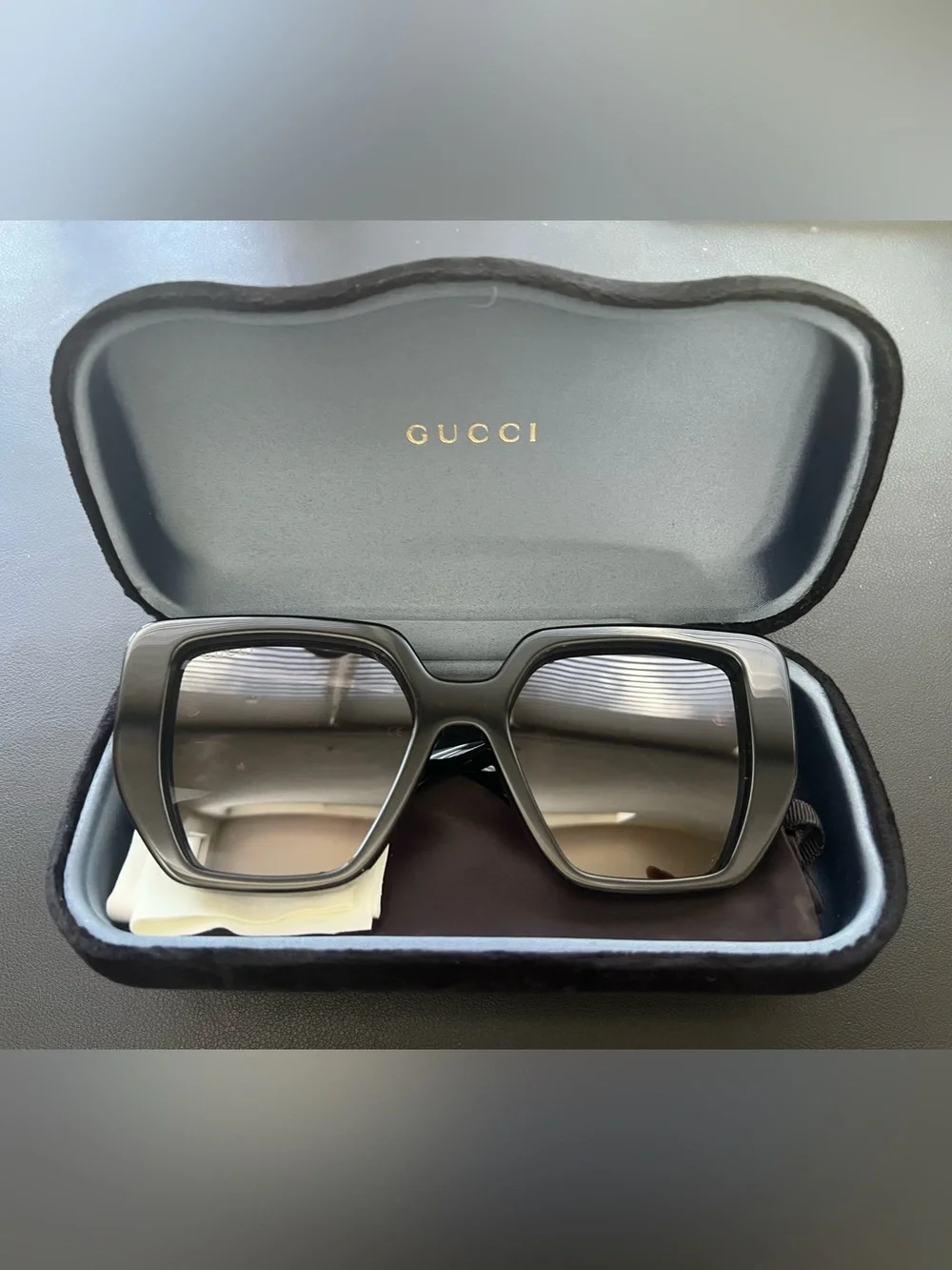 Gucci Black Cooper Sunglasses with Gradient Lenses BRAND NEW/NEVER WORN
